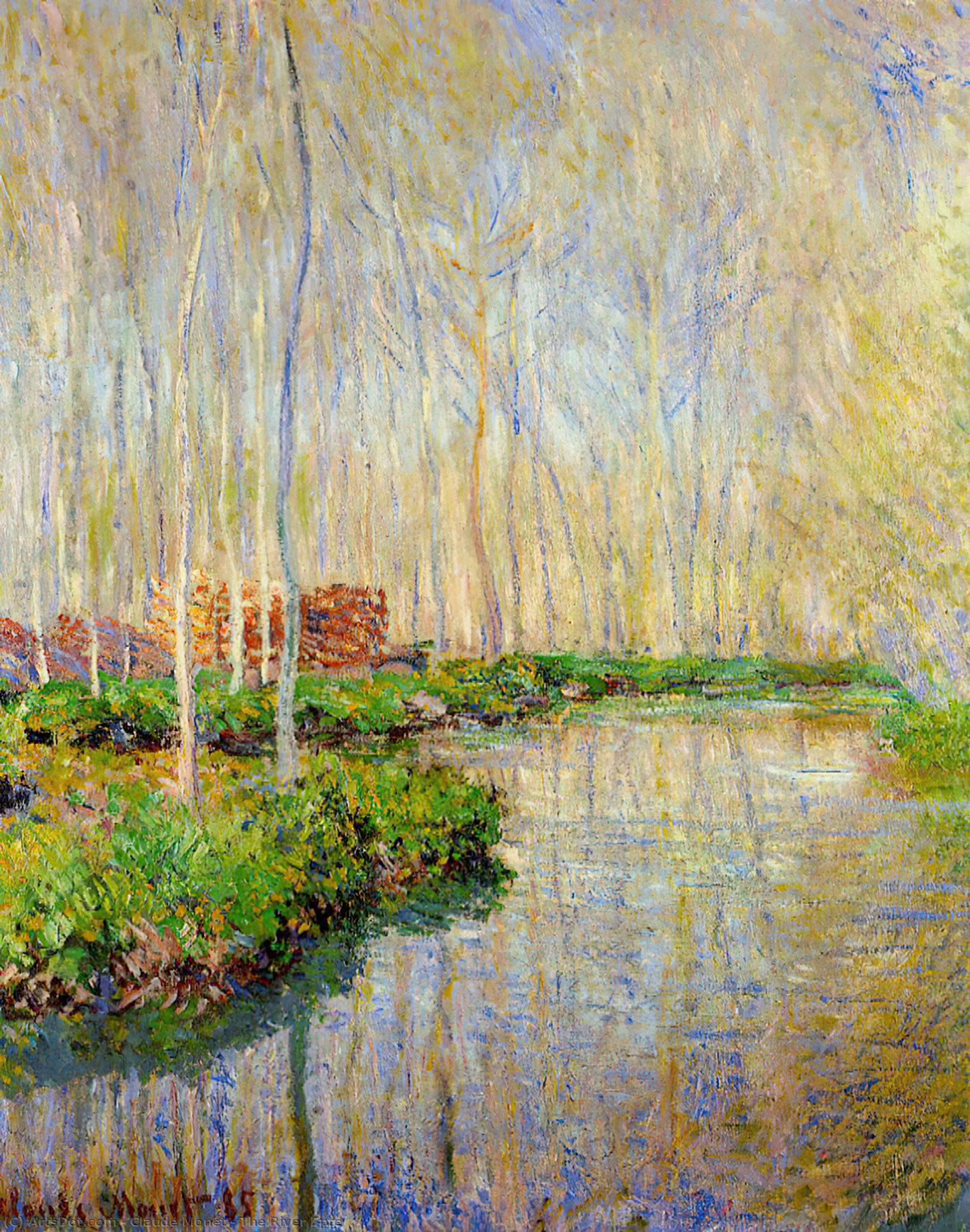 Claude Monet - The River Epte