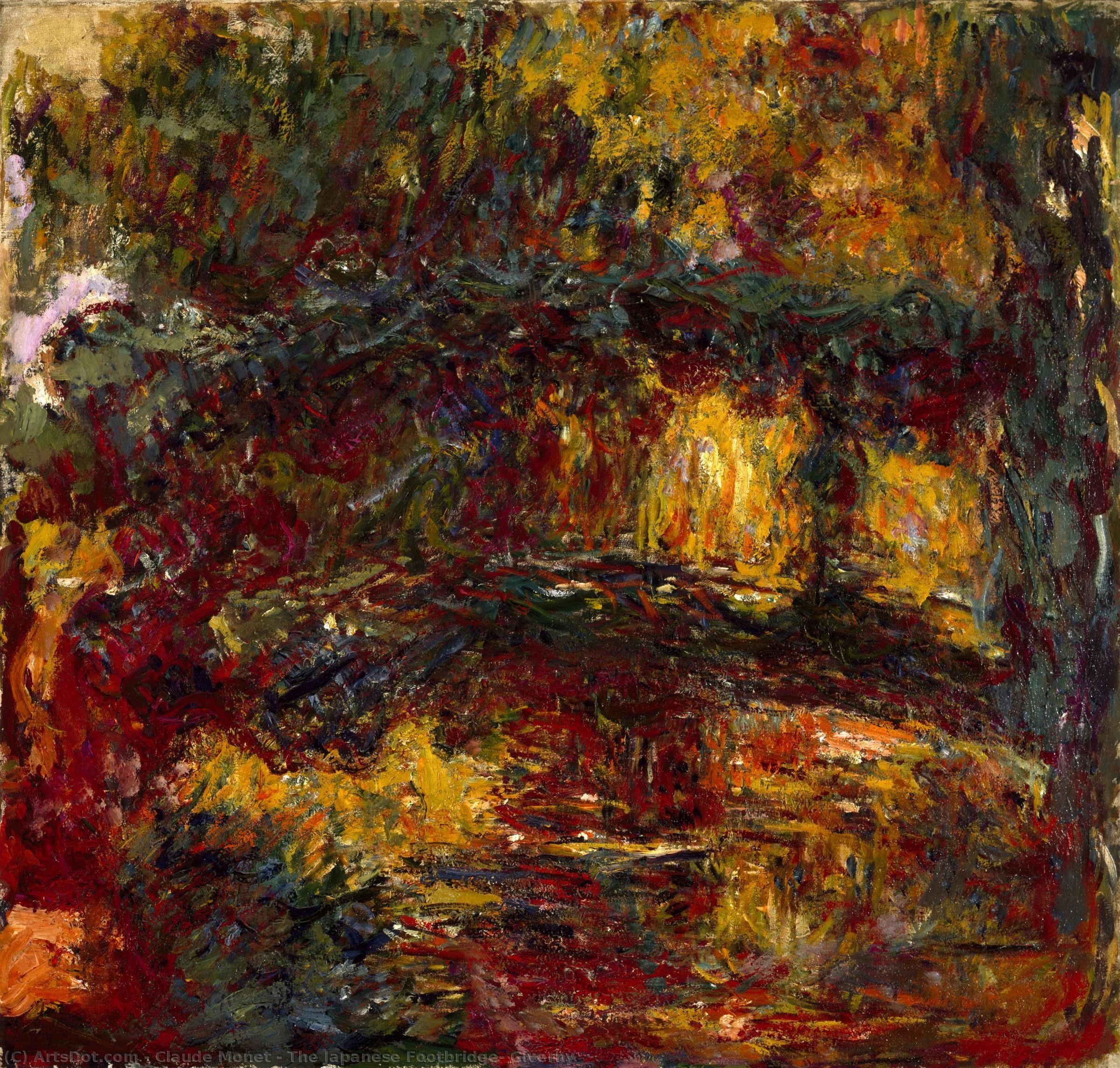 Most Japoński, Giverny — Claude Monet