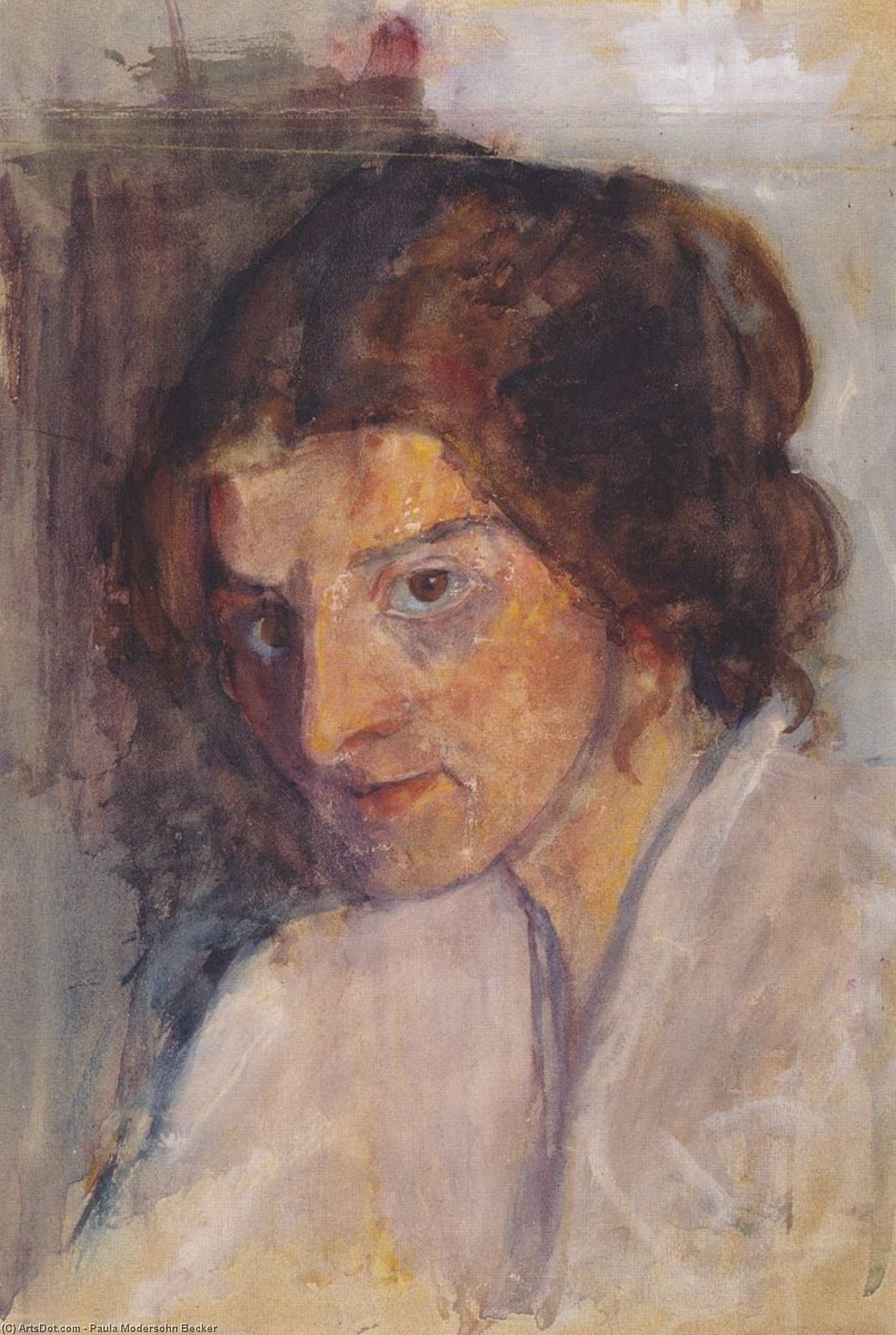 Self-portrait — Paula Modersohn-beckerová
