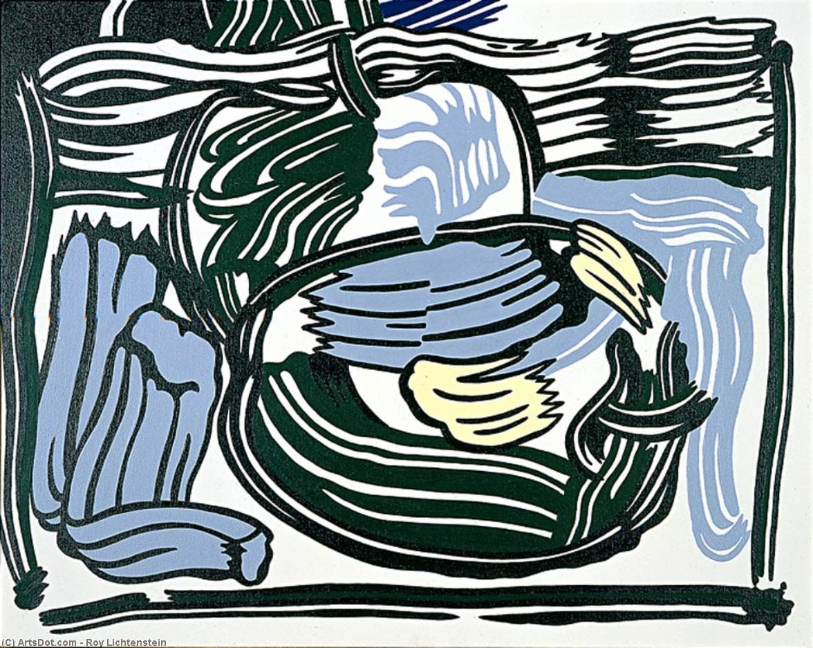 Two Green Apples — Roy Lichtenstein