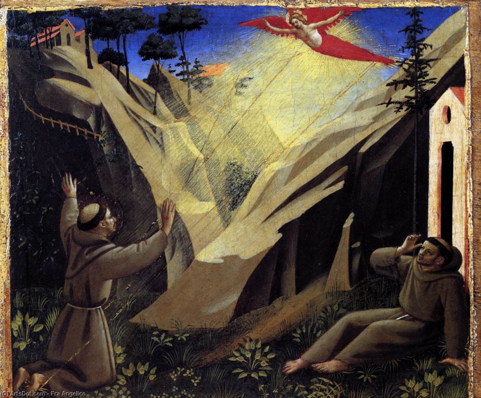 Fra Angelico - Свети Франциск получава стigmata