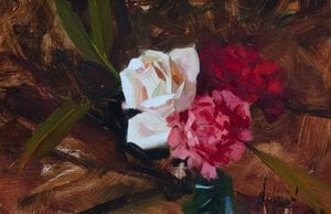 Three Flowers — Richard Schmid
