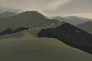 The Silent Path Through Verdant Mists — Pierre Morin