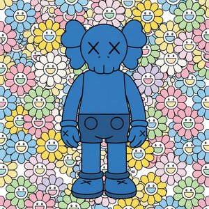 Azure Totem Amidst A Hypnotic Symphony Of Pastel Floral Tessellations — Laurent Charpentier