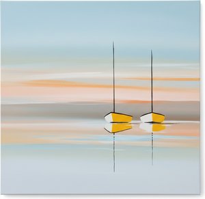 Ethereal Horizon: A Singular Meditative Study Of Silent Sails And Misted Dawn — Marion Delorme