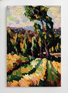 Goldener Glanz Durch Waldige Schatten: Eine Singuläre Impasto-studie Von Licht Und Bewegung — Christian Noiret