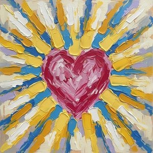 Radiant Pulse Of Crimson Gold: A Singular Vision Of Expressive Light — Christian Noiret