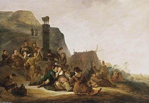 The Adoration Of The Golden Calf — Gerrit De Wet