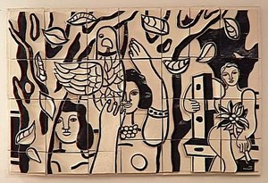 The Worker Sitting — Fernand Léger, Cubism