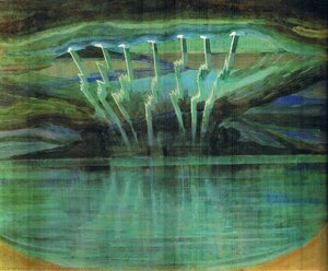 Lightning — Mikalojus Konstantinas Čiurlionis