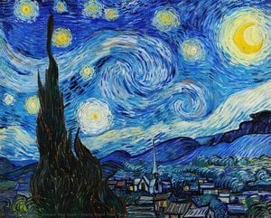 手作りの%絵画を%お求めください。 星月夜（ニューヨーク近代美術館