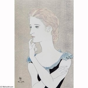 Leon Štruhar Fojta - Portrait De Jeune Femme Blonde