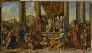 Noël Nicolas Coypel - PTOLEMEE PHILADELPHE DONNANT LA LIBERTE AUX JUIFS