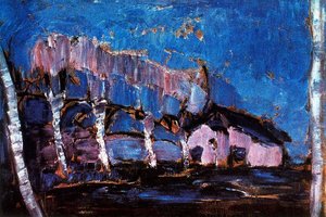 Night Landscape — Piet Mondrian, Modernist Composition