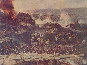 The Siege Of Sevastopol (detail) — Franz Roubaud