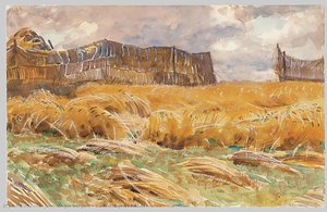 Camouflaged Field In France — John Singer Sargent