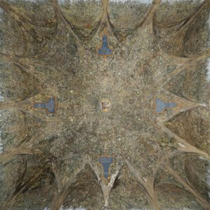 Sala Delle Asse, Detail Of The Vault Decoration — Leonardo Da Vinci