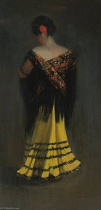The Spanish Shawl Portrait of Jeanne Frankenberg