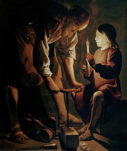 Cristo nel Laboratorio del Falegname - Georges de la Tour