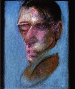Three Studies For Self-portrait,1980, Left Panel — Francis Bacon