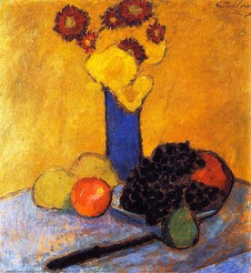Олексій Вавленський - Still Life with Blue Vase