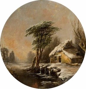 Winter Scene — Alfred Montague
