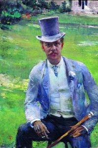 Portrait Of Octave Maus As Dandy — Theo Van Rysselberghe