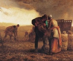 Harvesting Potatoes — Jean-françois Millet