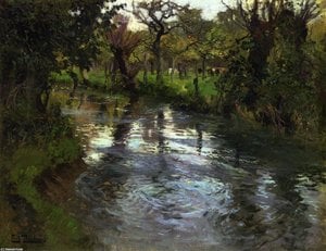 On The Banks — Frits Thaulow