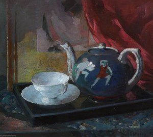 Still Life With A Tea Tray — Hugh Munro