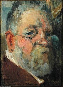 Self Portrait — Albert-charles Lebourg, Impressionism
