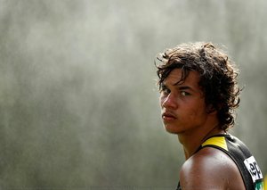 Daniel Rioli, Afl 2017 Training - Richmond Sunshine Coast 260117 — Michael Andreas Willson
