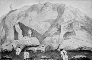 Bathers and Rocks 1