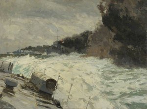 Destroyer Smoke Screen — Norman Wilkinson