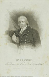 Edward Jenner (1749-1823), Print, England, 1823 — J Robins & Company