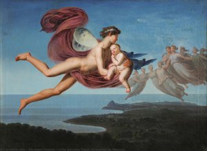 Child Bacchus Taken To Heaven By Mercury — Giuseppe Patania