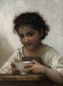 William-Adolphe Bouguereau - Girl eating porridge