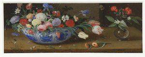 Nature morte à la corbeille de fleurs