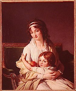 Madame Boyer Fonfrede Et Son Fils Henri — Fransoa Andre Vinsan