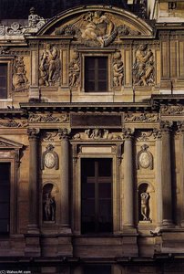Jean Goujon - Façade of the Louvre (detail)