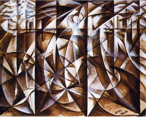 Giacomo Balla - Velocity of Cars and Light