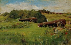 Peace, Fort Hamilton — William Merritt Chase, Impressionist Landscape
