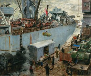 Loading Ammuniton at Hull Docks