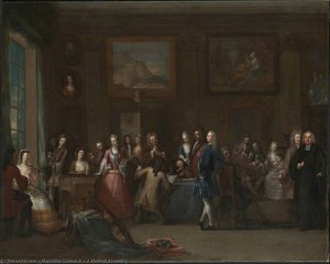 A Musical Assembly — Marcellus Laroon Ii
