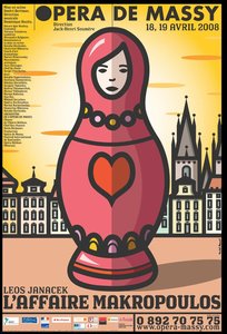The Makropoulos Case Poster, 2008 — Michel Bouvet
