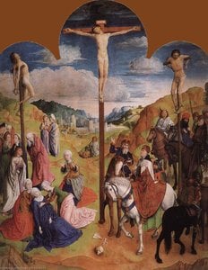 Hugo van der Goes - Calvary Triptych (central panel)
