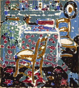David Brown Milne - Blue Interior