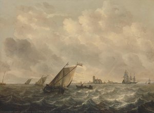 Abraham Hendricksz. Van Beyeren - River View, Abraham van Beyeren, c. 1643 - c. 1650