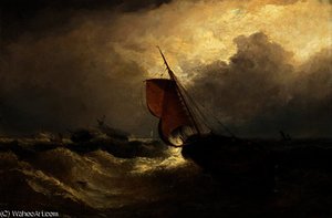 The Bay Of Ostende - A Break In The Clouds — Adolphus Knell