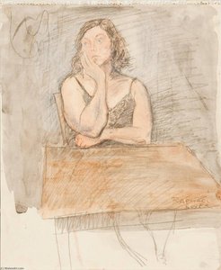 Girl In Thought — Raphael Soyer